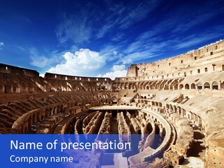 Italian Italy Landmark PowerPoint Template