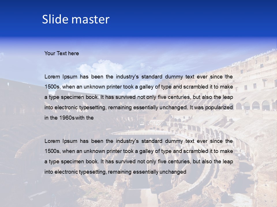 Italian Italy Landmark PowerPoint Template