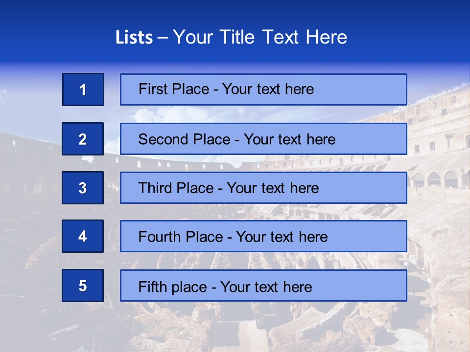 Italian Italy Landmark PowerPoint Template