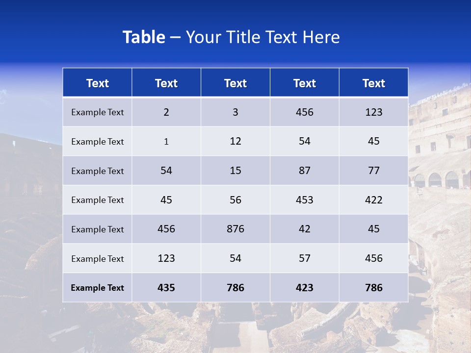 Italian Italy Landmark PowerPoint Template