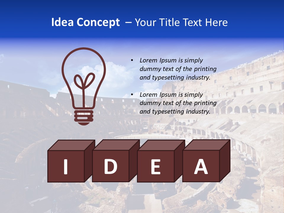 Italian Italy Landmark PowerPoint Template