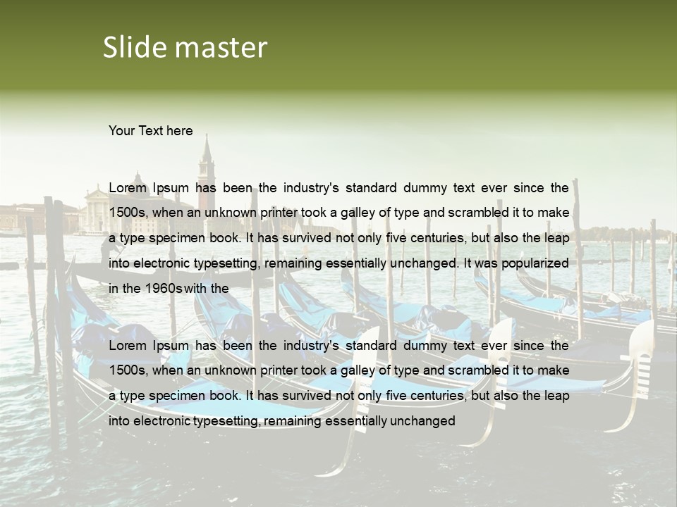 Sunrise River Trip PowerPoint Template