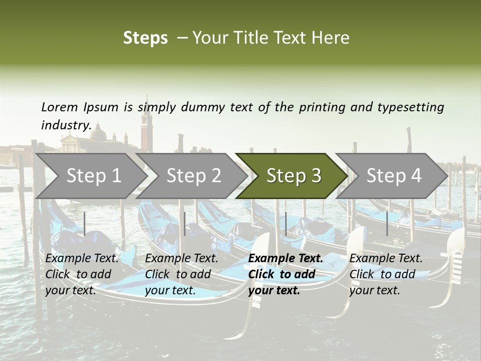 Sunrise River Trip PowerPoint Template