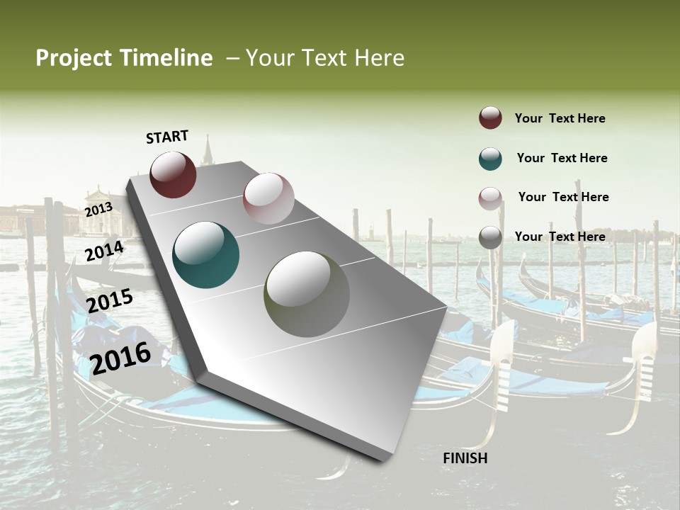 Sunrise River Trip PowerPoint Template