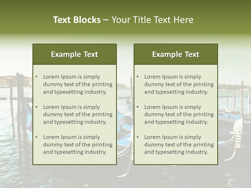 Sunrise River Trip PowerPoint Template