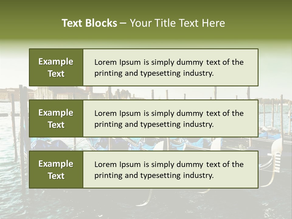 Sunrise River Trip PowerPoint Template