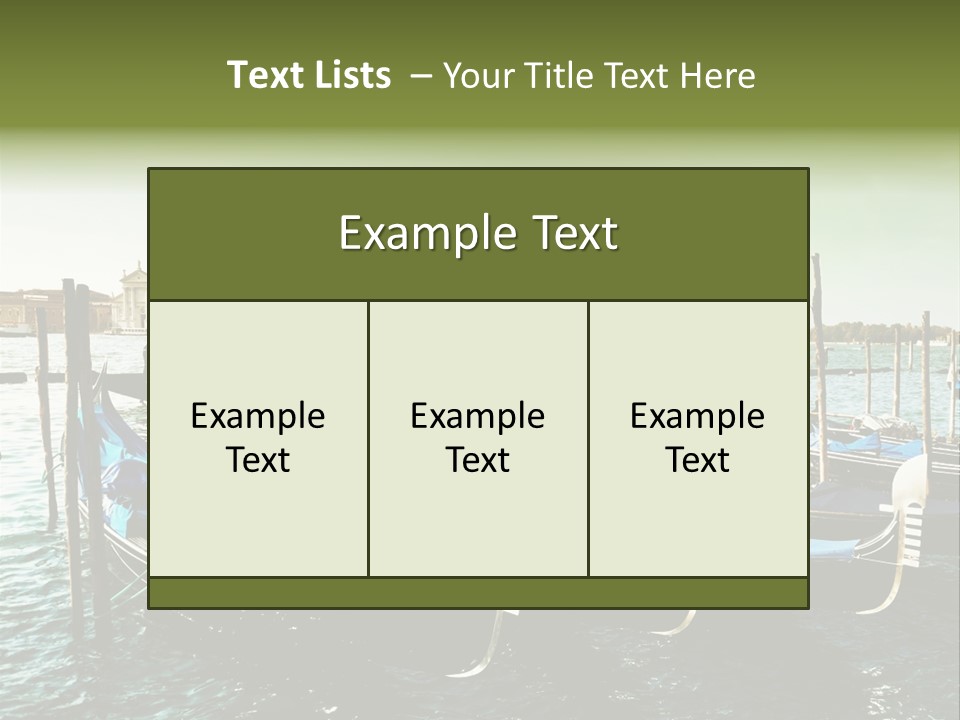 Sunrise River Trip PowerPoint Template