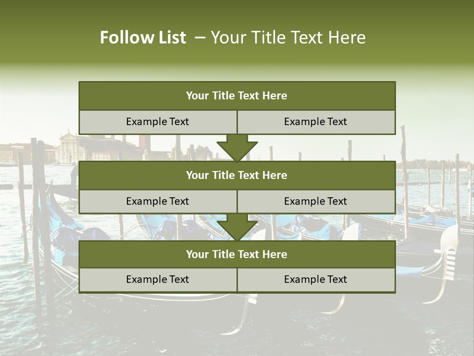Sunrise River Trip PowerPoint Template