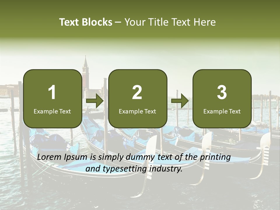 Sunrise River Trip PowerPoint Template