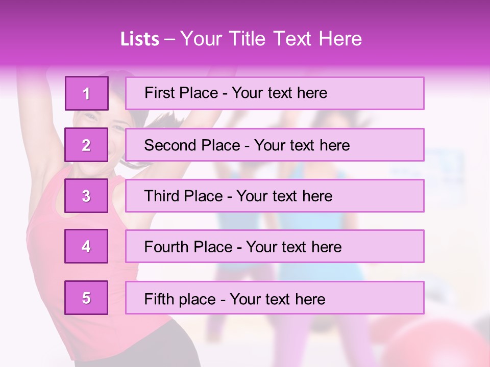 Fun Healthy Sport PowerPoint Template