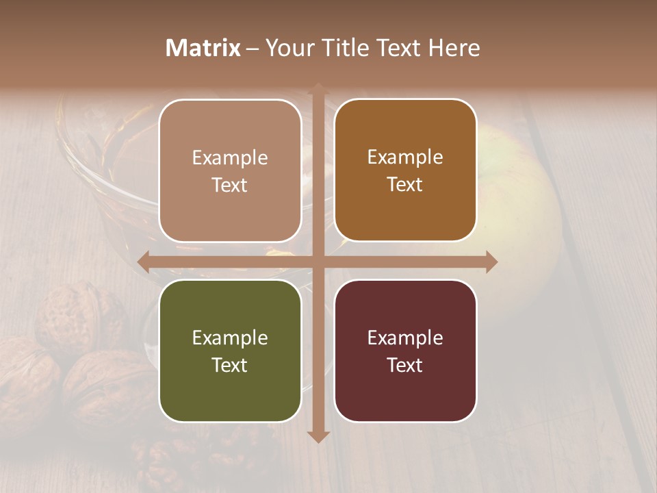 Sweet Food Textured Effect Food PowerPoint Template