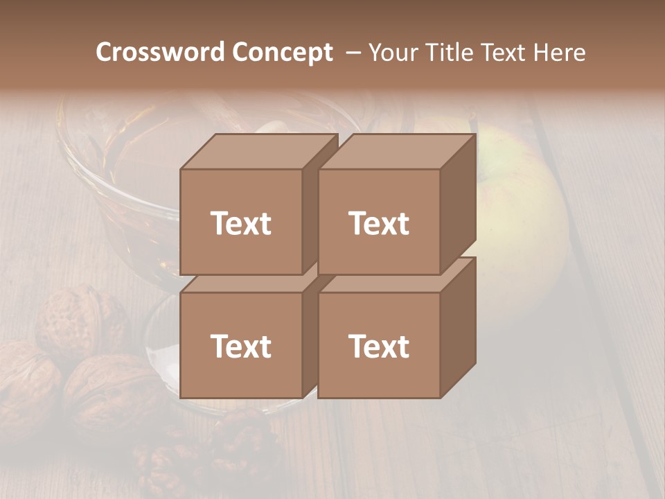 Sweet Food Textured Effect Food PowerPoint Template