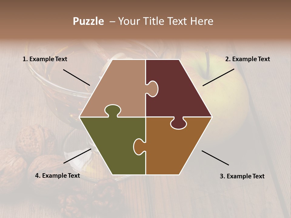 Sweet Food Textured Effect Food PowerPoint Template