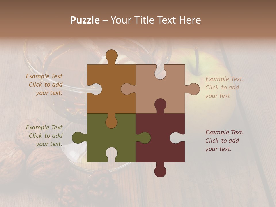 Sweet Food Textured Effect Food PowerPoint Template