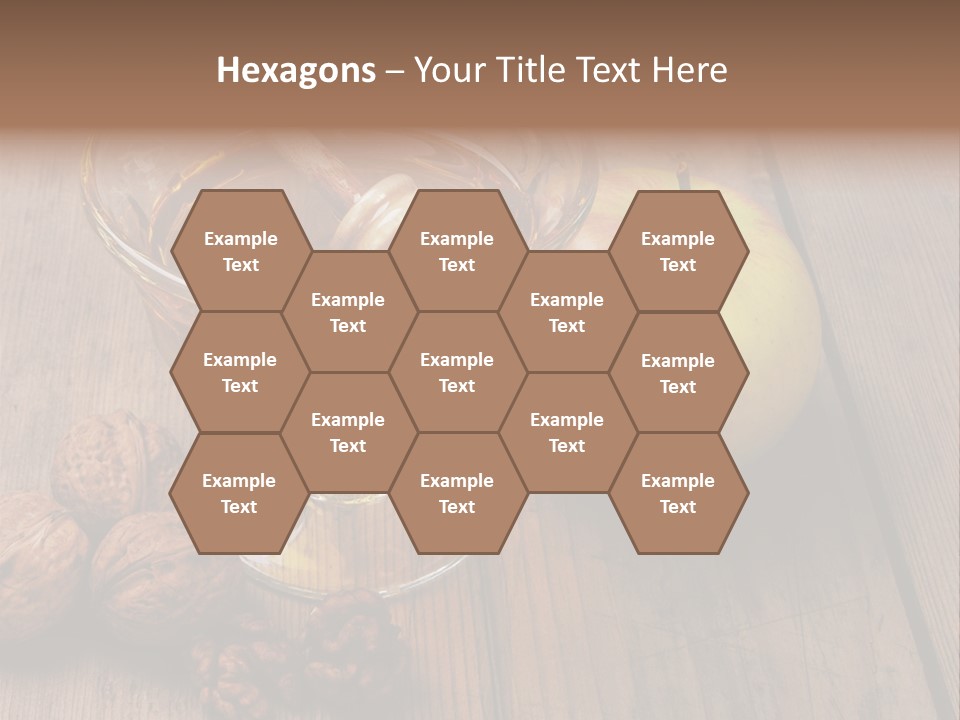 Sweet Food Textured Effect Food PowerPoint Template