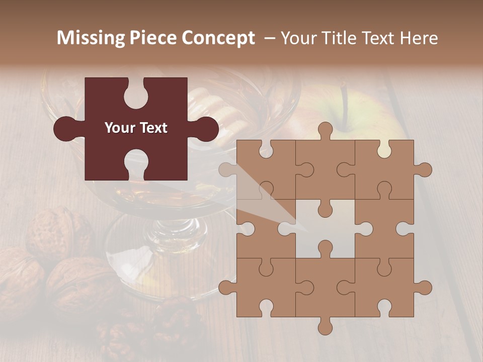 Sweet Food Textured Effect Food PowerPoint Template