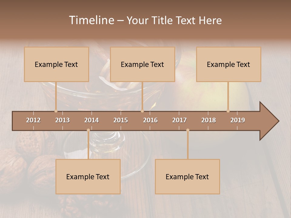 Sweet Food Textured Effect Food PowerPoint Template