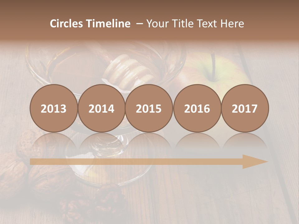 Sweet Food Textured Effect Food PowerPoint Template