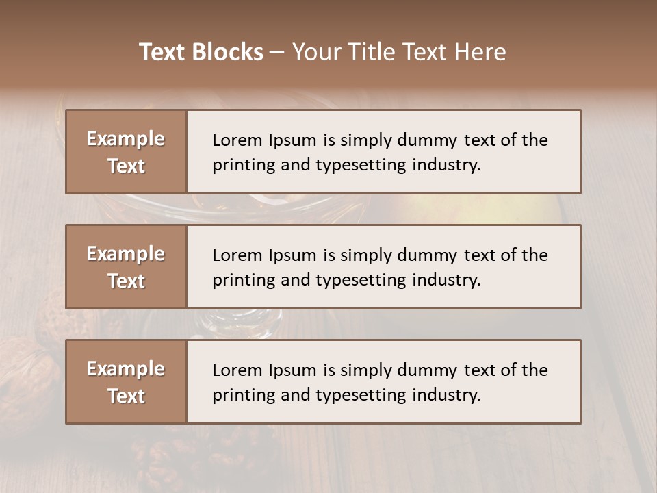 Sweet Food Textured Effect Food PowerPoint Template
