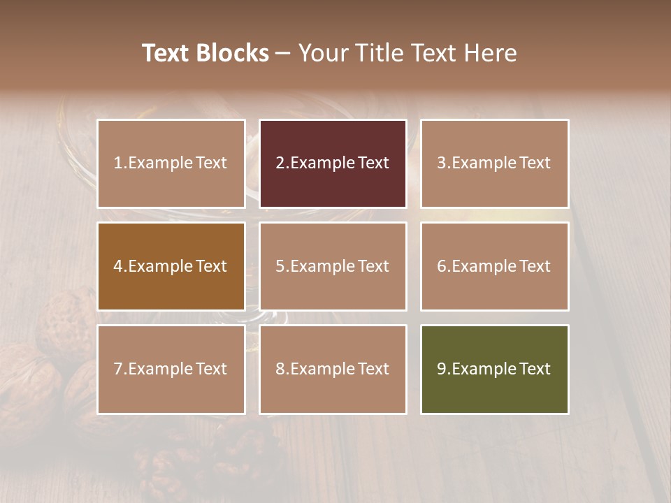 Sweet Food Textured Effect Food PowerPoint Template