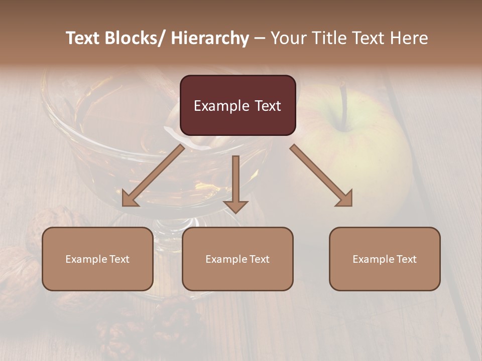 Sweet Food Textured Effect Food PowerPoint Template