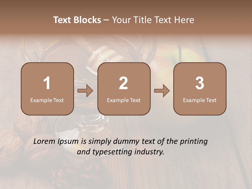 Sweet Food Textured Effect Food PowerPoint Template