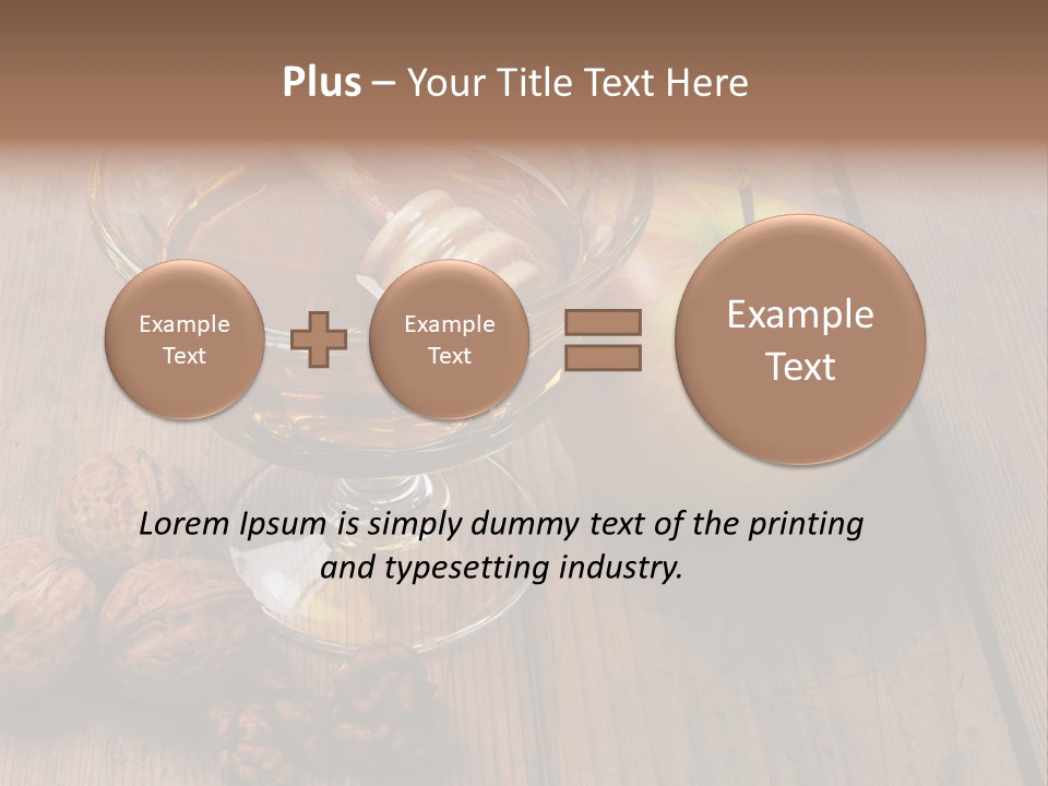 Sweet Food Textured Effect Food PowerPoint Template