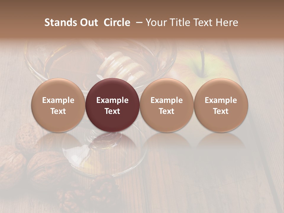 Sweet Food Textured Effect Food PowerPoint Template