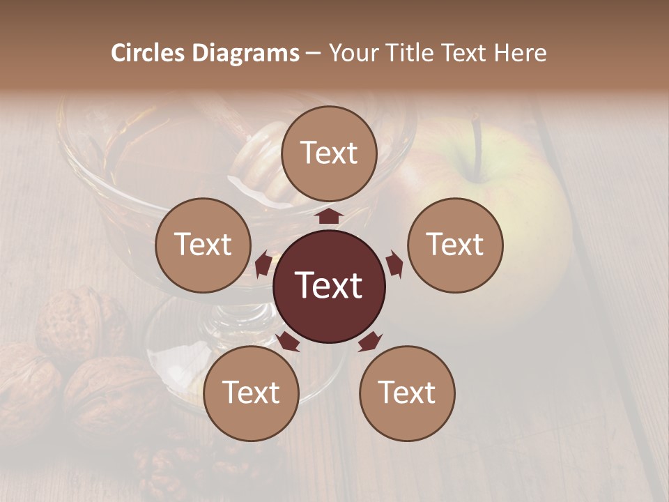 Sweet Food Textured Effect Food PowerPoint Template