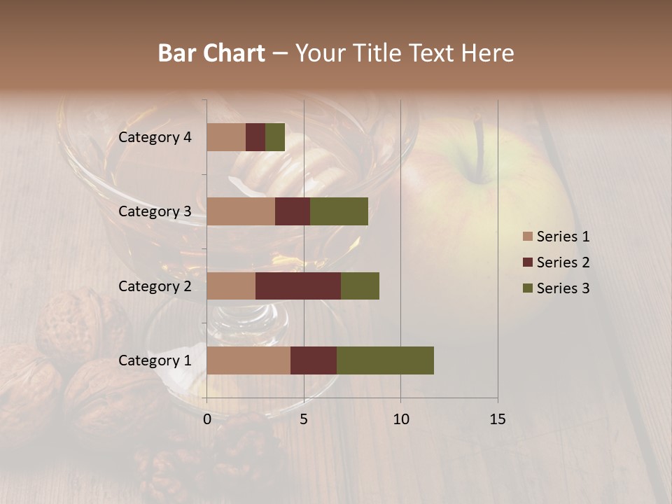 Sweet Food Textured Effect Food PowerPoint Template