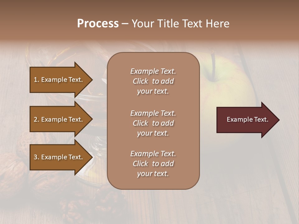 Sweet Food Textured Effect Food PowerPoint Template