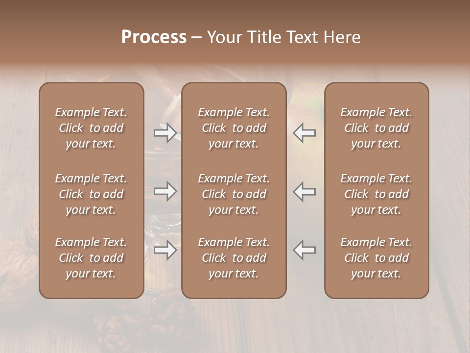 Sweet Food Textured Effect Food PowerPoint Template