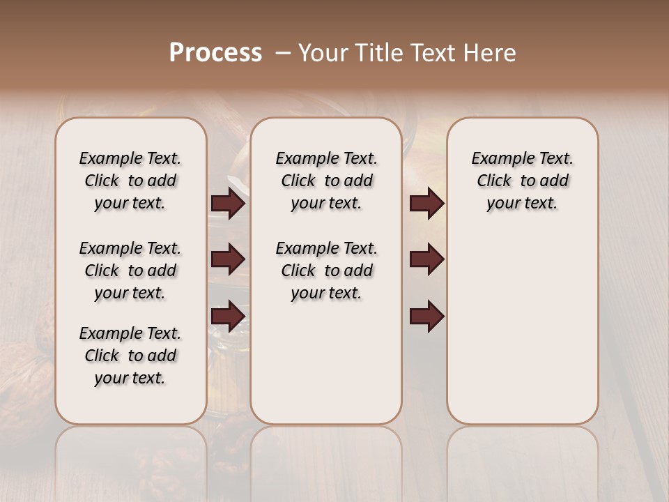 Sweet Food Textured Effect Food PowerPoint Template