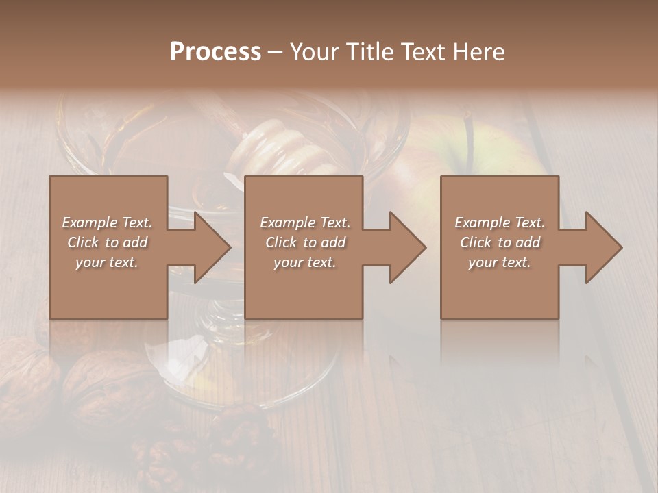 Sweet Food Textured Effect Food PowerPoint Template