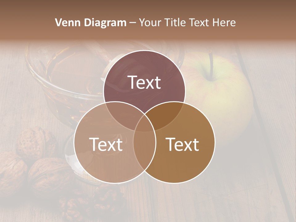 Sweet Food Textured Effect Food PowerPoint Template