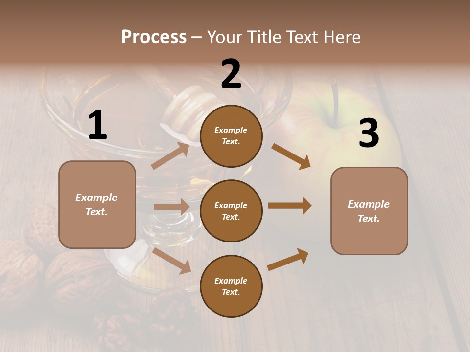 Sweet Food Textured Effect Food PowerPoint Template