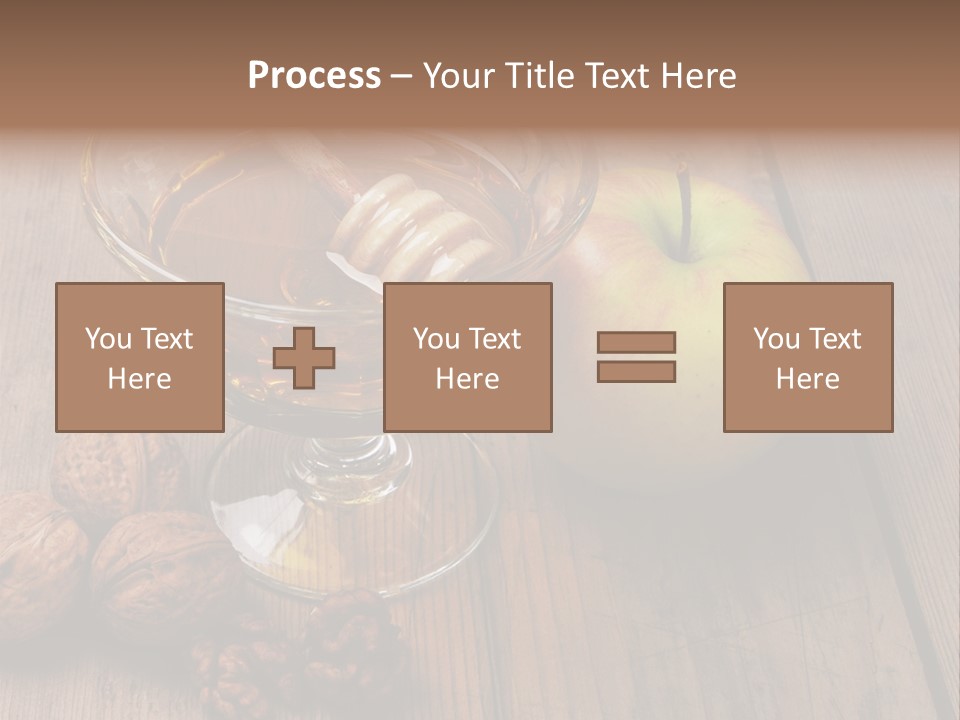 Sweet Food Textured Effect Food PowerPoint Template