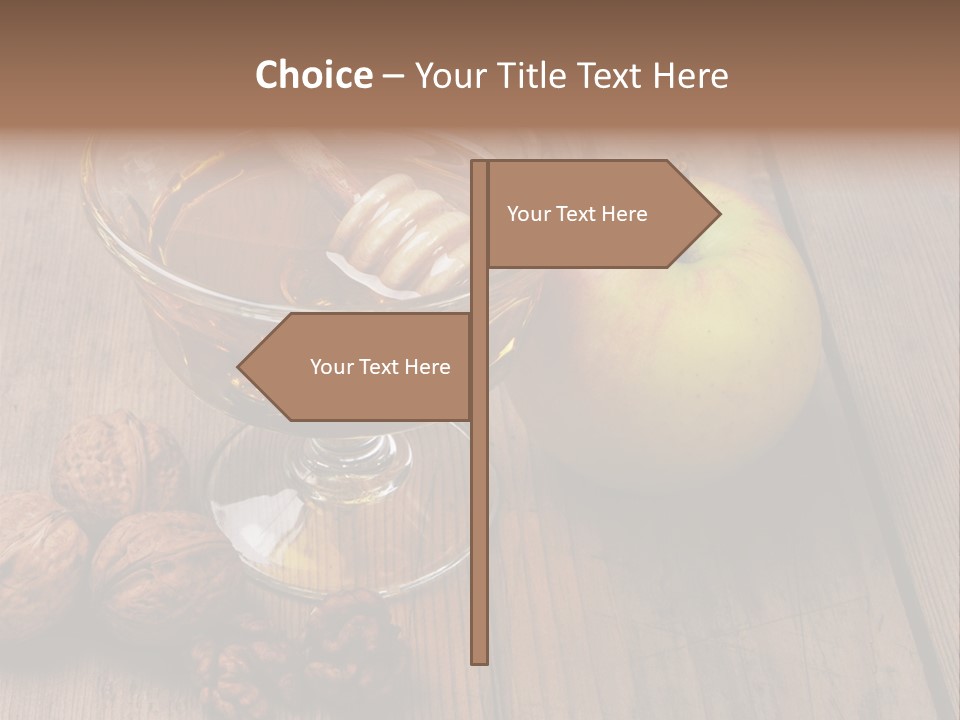 Sweet Food Textured Effect Food PowerPoint Template