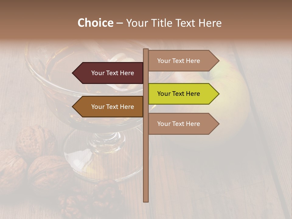 Sweet Food Textured Effect Food PowerPoint Template