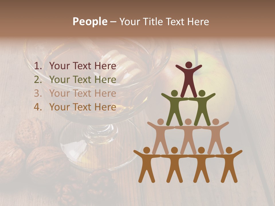 Sweet Food Textured Effect Food PowerPoint Template