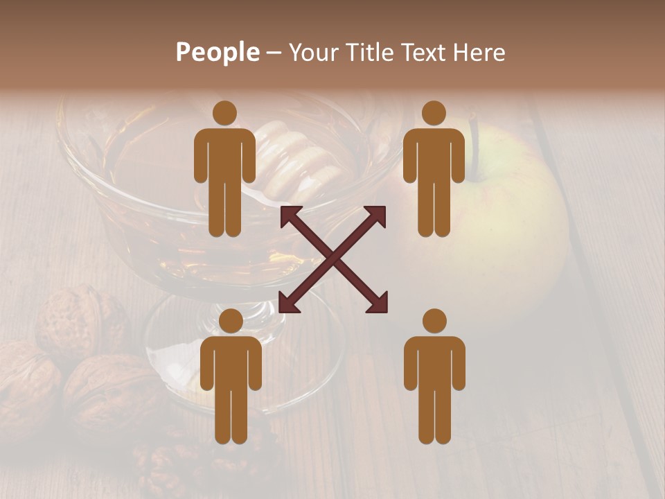 Sweet Food Textured Effect Food PowerPoint Template