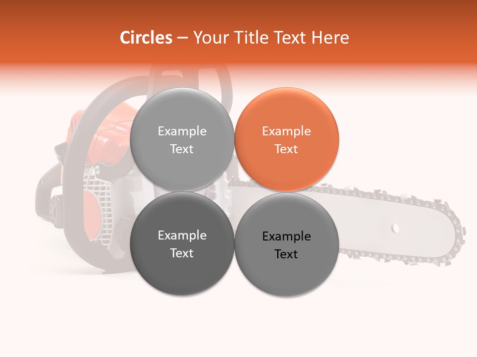 Construction Orange Industry PowerPoint Template