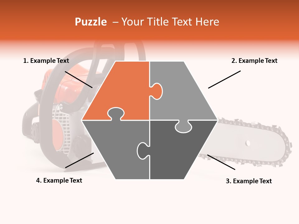 Construction Orange Industry PowerPoint Template