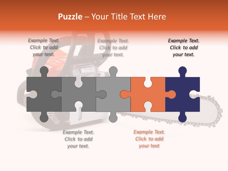 Construction Orange Industry PowerPoint Template