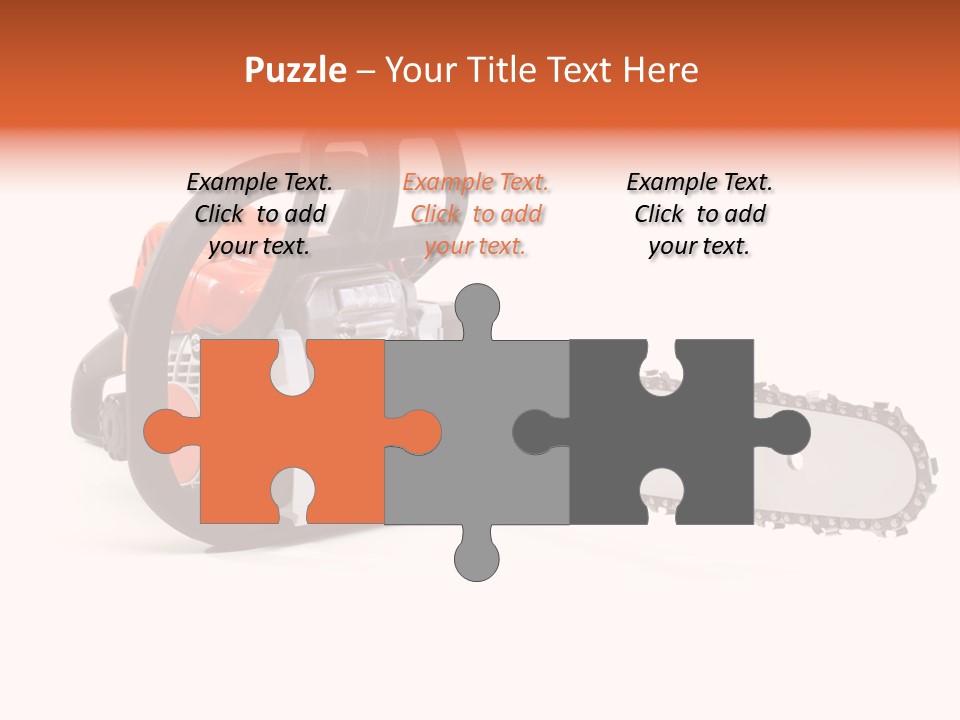 Construction Orange Industry PowerPoint Template