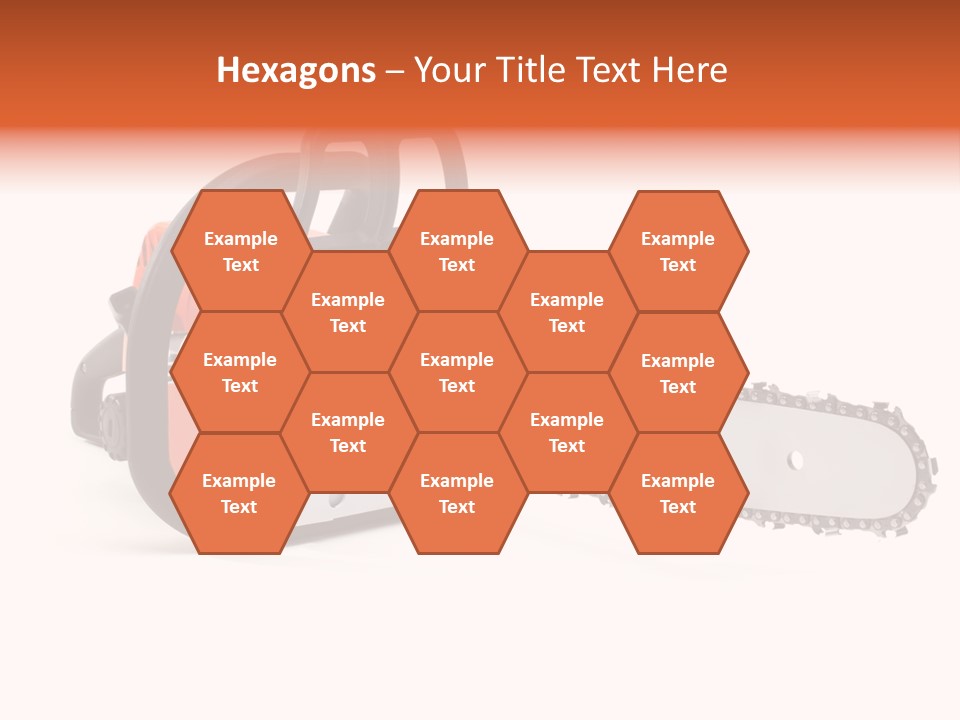 Construction Orange Industry PowerPoint Template