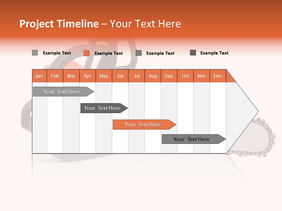 Construction Orange Industry PowerPoint Template