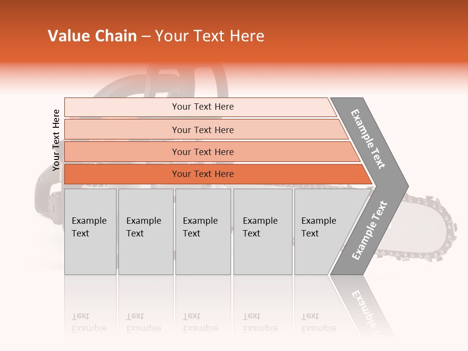 Construction Orange Industry PowerPoint Template