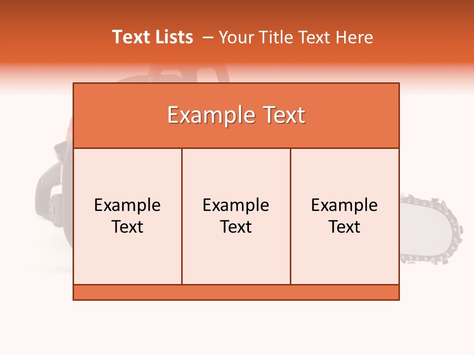Construction Orange Industry PowerPoint Template