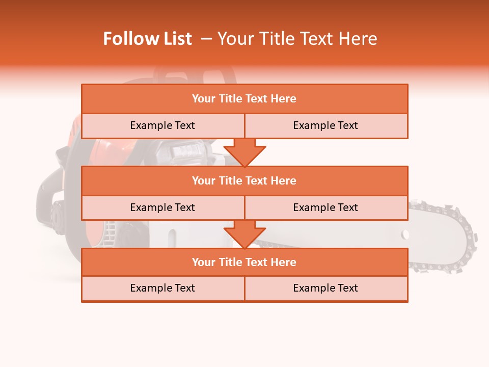 Construction Orange Industry PowerPoint Template